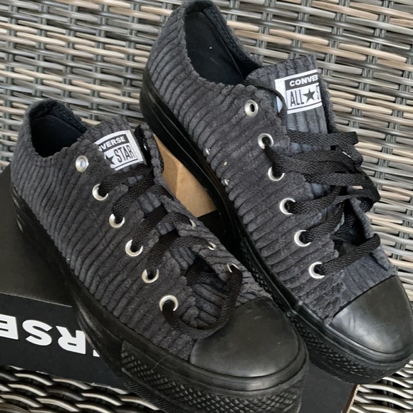 Converse Ctas Lift Platforms OX Black/Black/Black WMNS - Picture 7 of 16